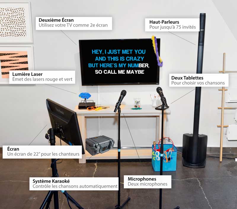Louez un Karaoké Pour Party Bureau Location Karaoké Ottawa